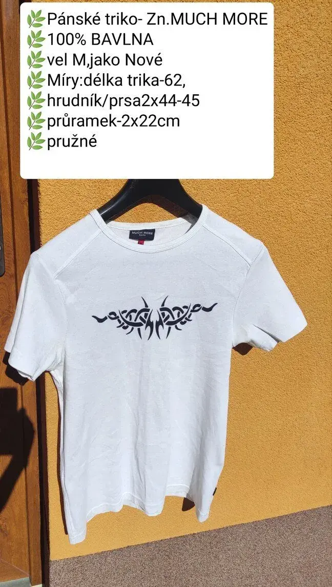 Pánské triko-vel.M, Nové
