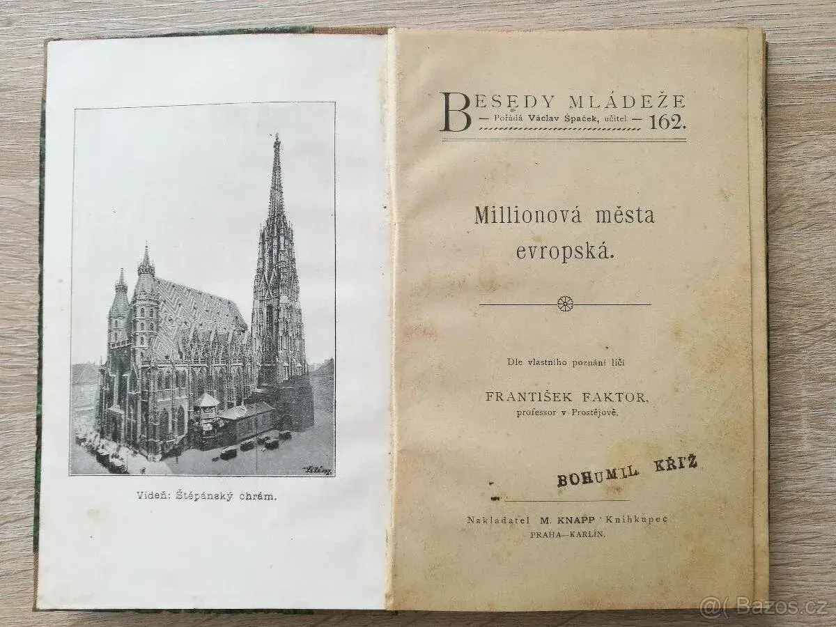 František Faktor: Millionová města evropská 1899
