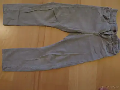 ZARA manchester kalhoty vel.128,kupovány nové v CZ,po synovi