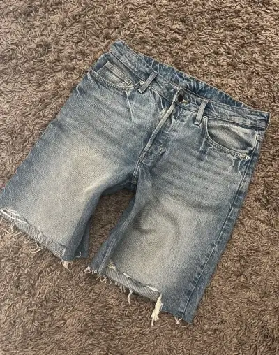 Džínové baggy bermudy nízký pas H&M, vel. 38/M