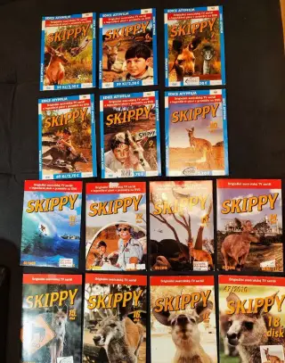 14x dvd Skippy - legendární klokan