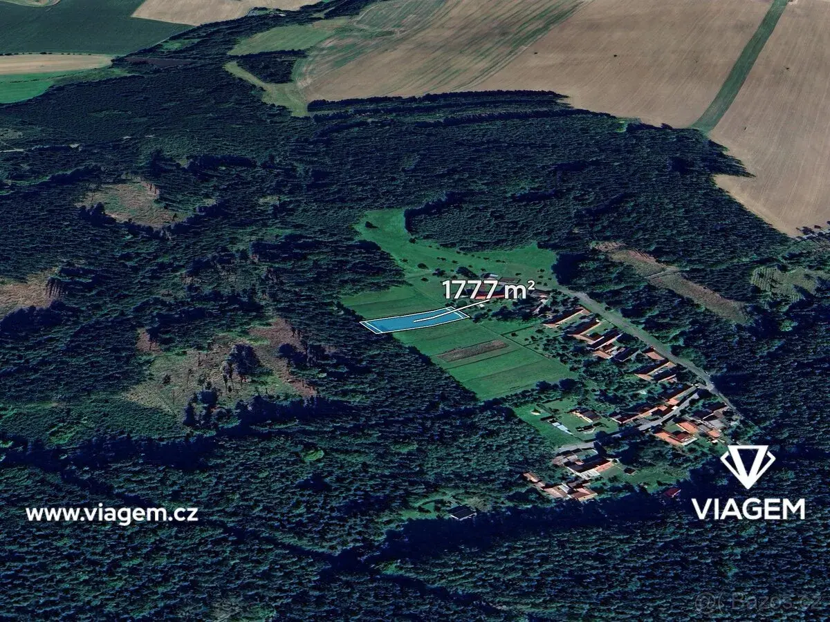 Zahrada 1 777 m², Podíl 75 % o výměře 1 333 m²
