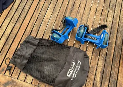 Kolečkové brusle pod botu