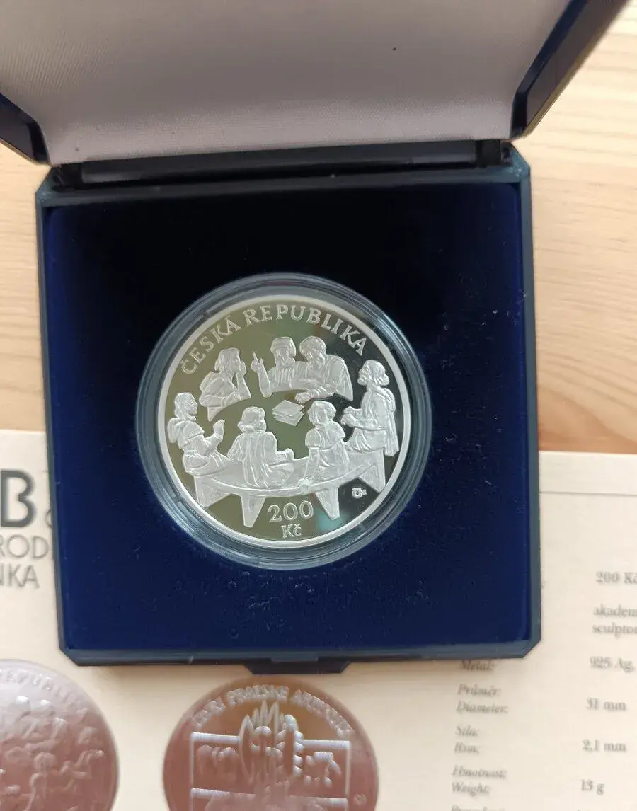 200kč ČNB Proof 2020 vydání Artikulů