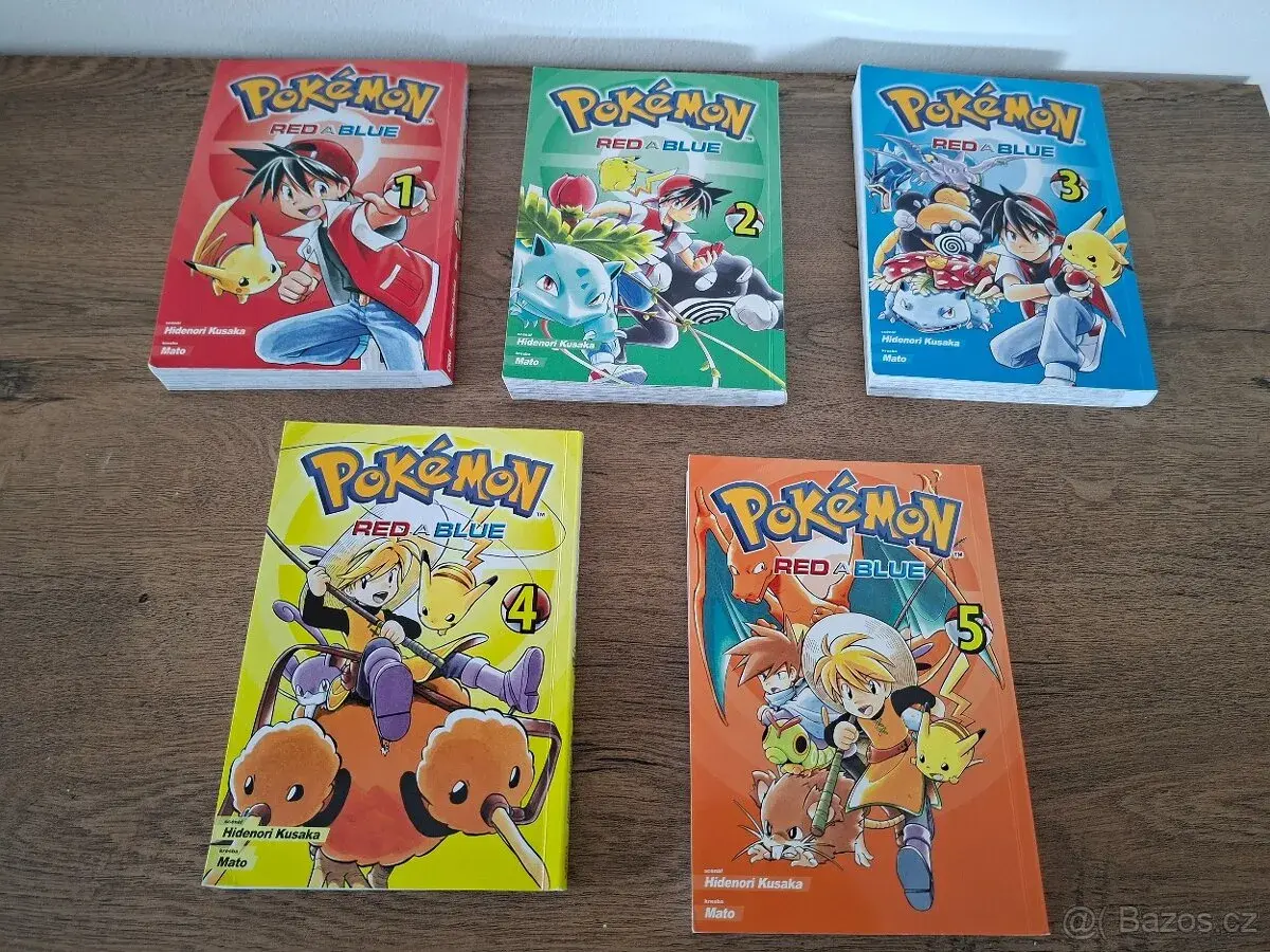 Pokemon Red a Blue 1-5 dil