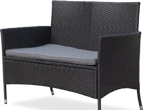 Zahradní ratanová lavice BALI 116 cm – NOVÁ, zabalená | 3 ks