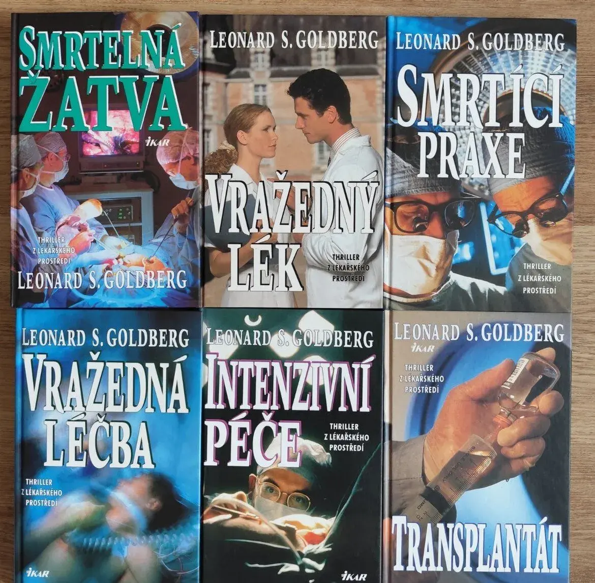 6 knih - detektivek od Leonard S. Goldberga