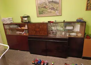 Retro obývací stěna