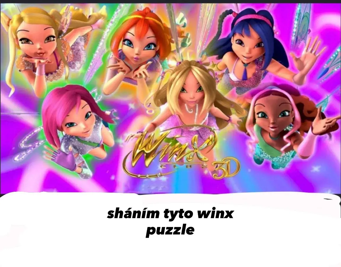 Winx puzzle z roku 2010-2012 cca:)