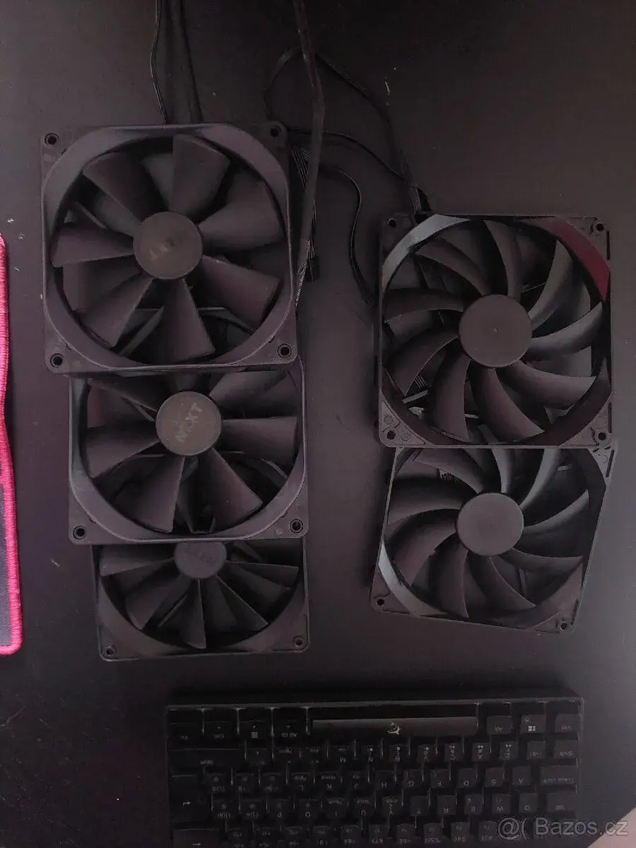 PC Ventilátory 140mm (Nzxt Corsair)