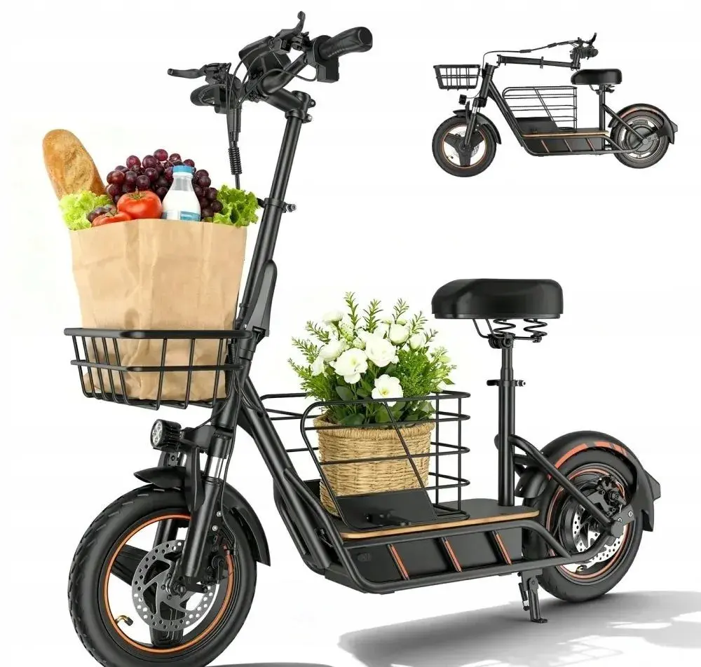 Skládací elektrická koloběžka 36V / 600W 14"kola. SKLADEM