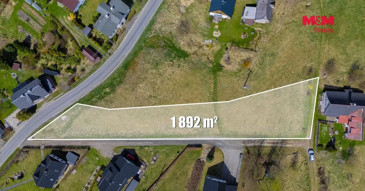 Prodej pozemku k bydlení, 1892 m², Lučany nad Nisou