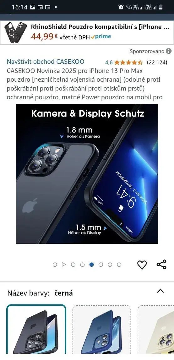 Ochranný obal IPhone 13 Pro Max