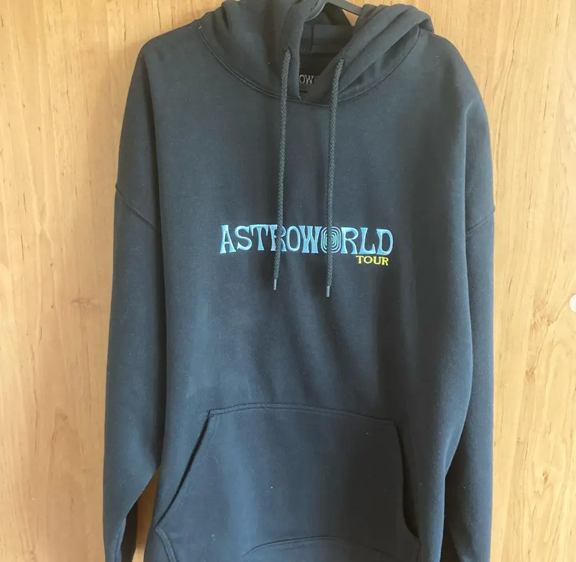Travis Scott Astroworld Wish You Were Here Hoodie Black XL