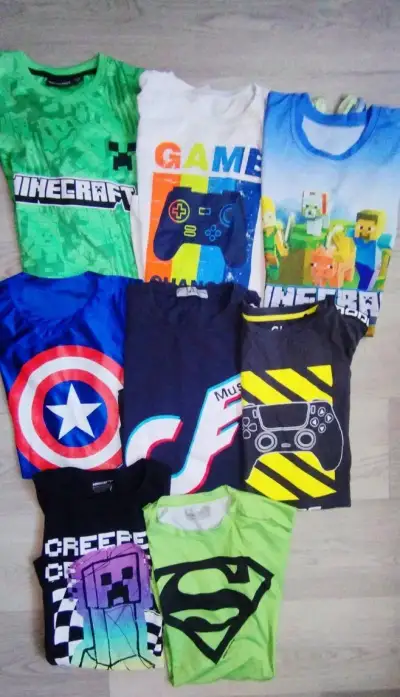 Trička Minecraft aj, vel. 158, 164, 170