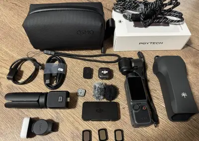 DJI Osmo Pocket 4 Creator Combo + další příslušenství