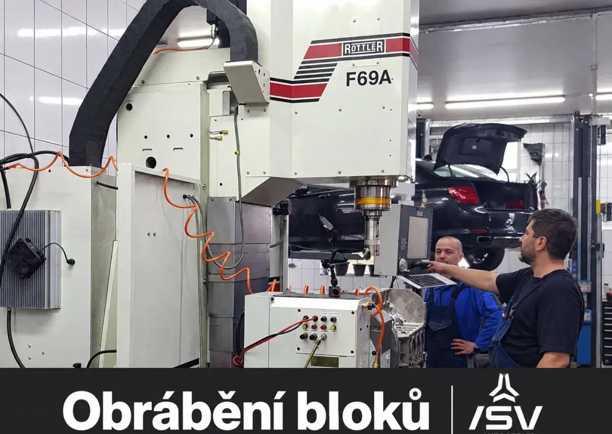 Výbrus a honování bloků motorů – rovnání – oprava uložení