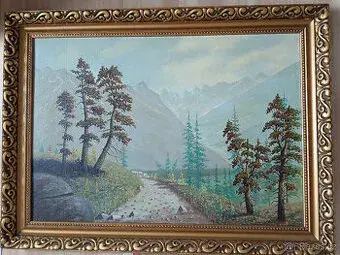 Velký malovaný obraz 110x82 od Matějíčka