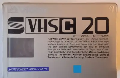VICTOR VHS-C 20 VIDEOKAZETA