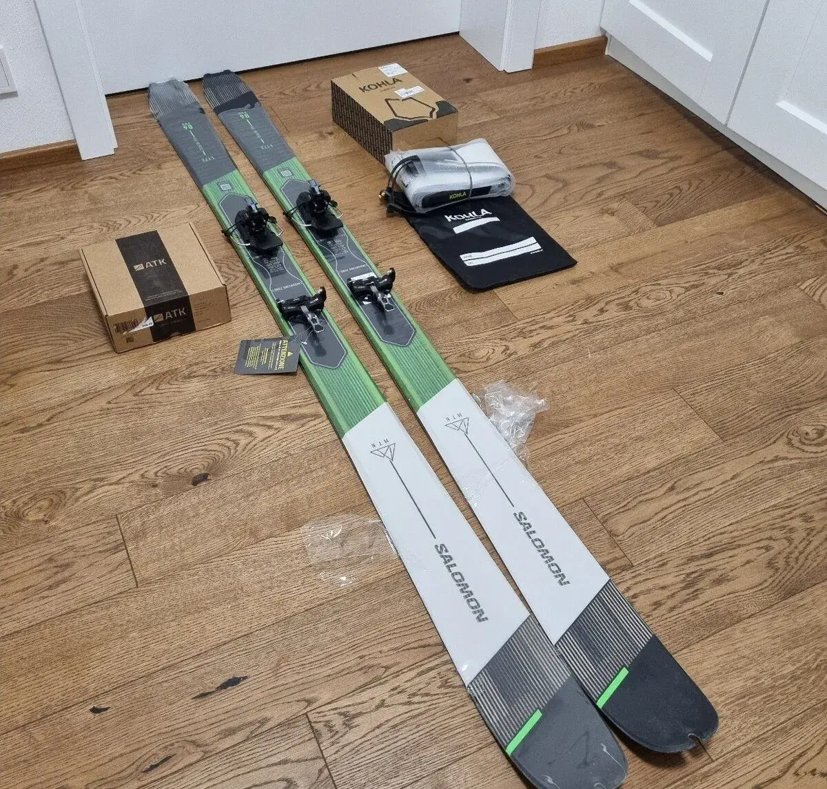Nový skialp set Salomon MTN 86 PRO + viazko + pasy Kohla