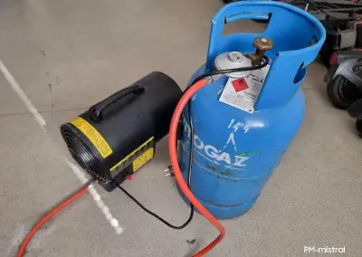 Plynová horkovzdušní turbína 15Kw