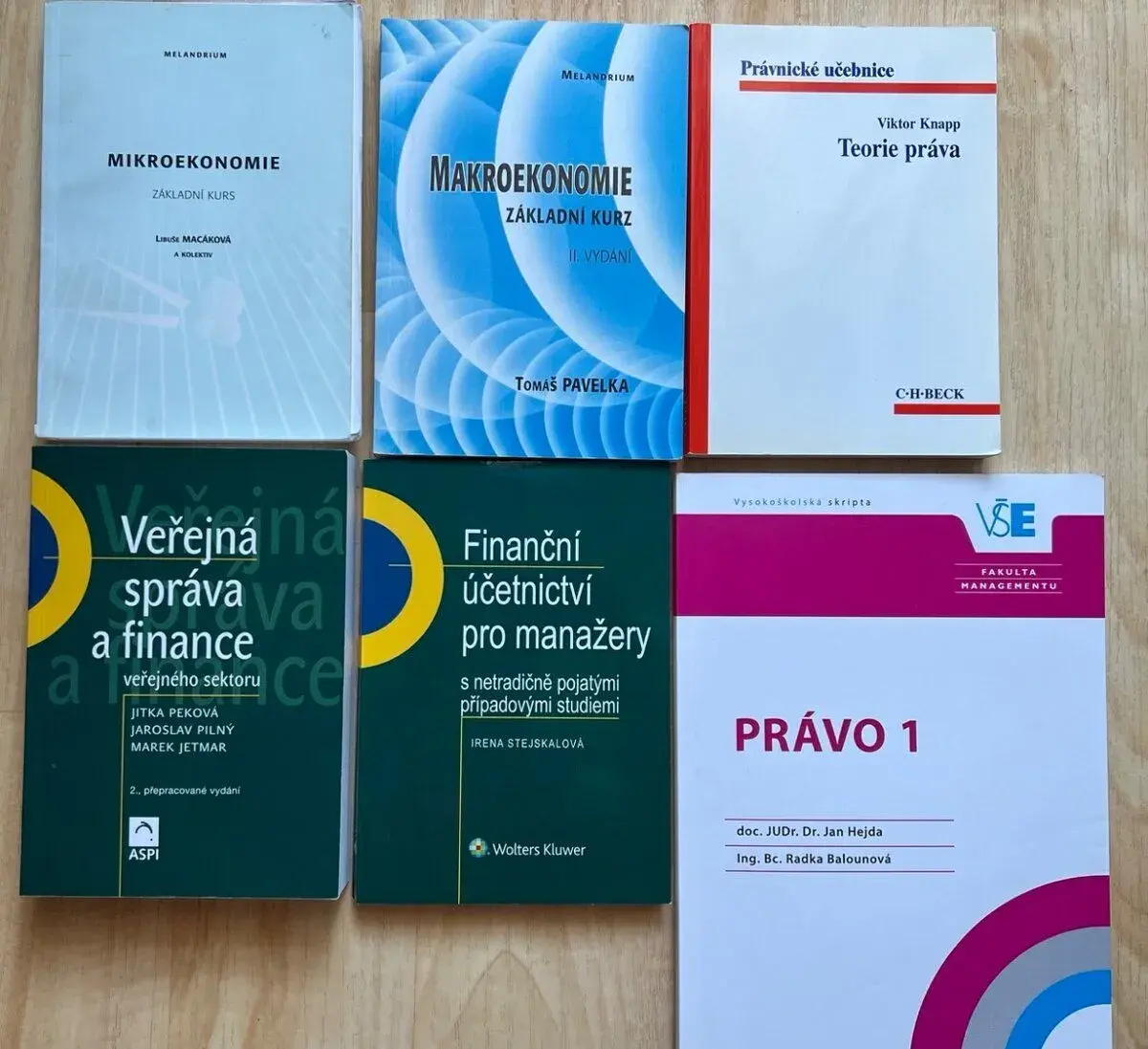 Učebnice – právo, finance, ekonomie (VELMI NÍZKÉ CENY)
