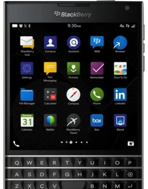BlackBerry Passport s Android s pouzdrem a 2x ochr.sklo