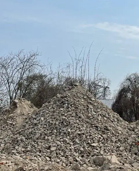 Betonový recyklát.