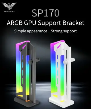 RGB podpěra pod grafickou kartu (White)