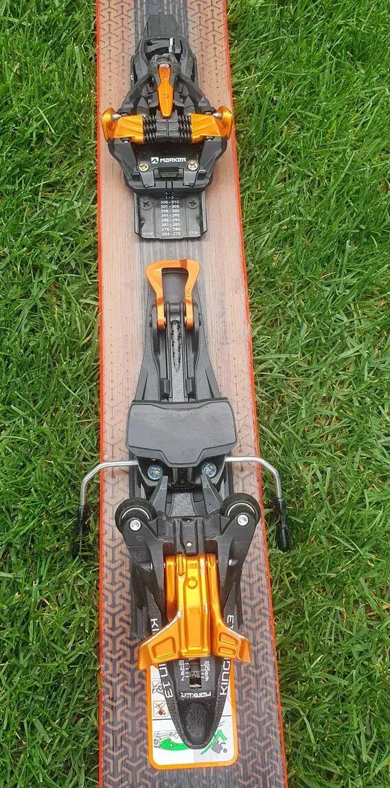 Marker Kingpin 13 Demo měděné – 120 mm, pár bez lyží
