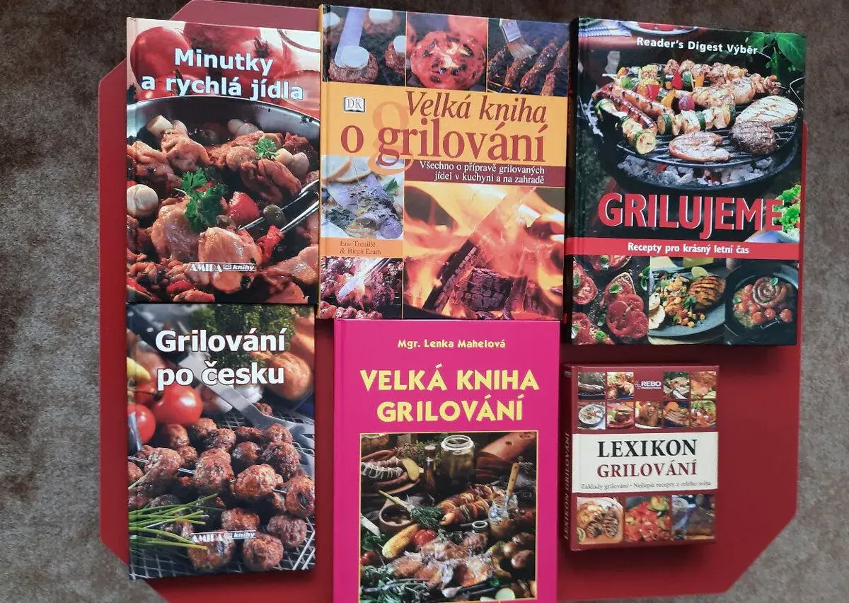 Knihy o grilování: