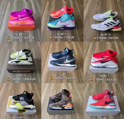 Basketbalové boty Nike a Jordan