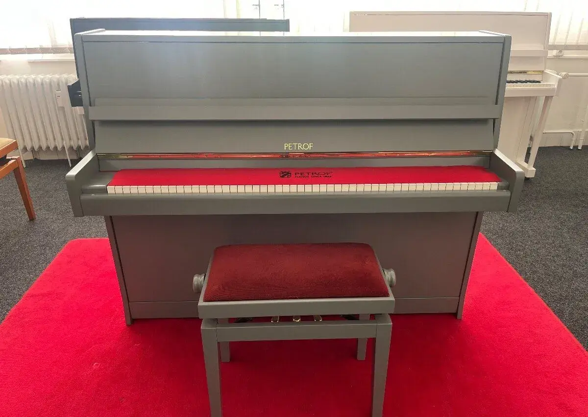 Piáno,pianino Petrof 115II v šedé.Záruka a doprava
