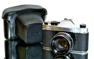 Rolleiflex SL35 + Rollei Planar 1,8/50mm