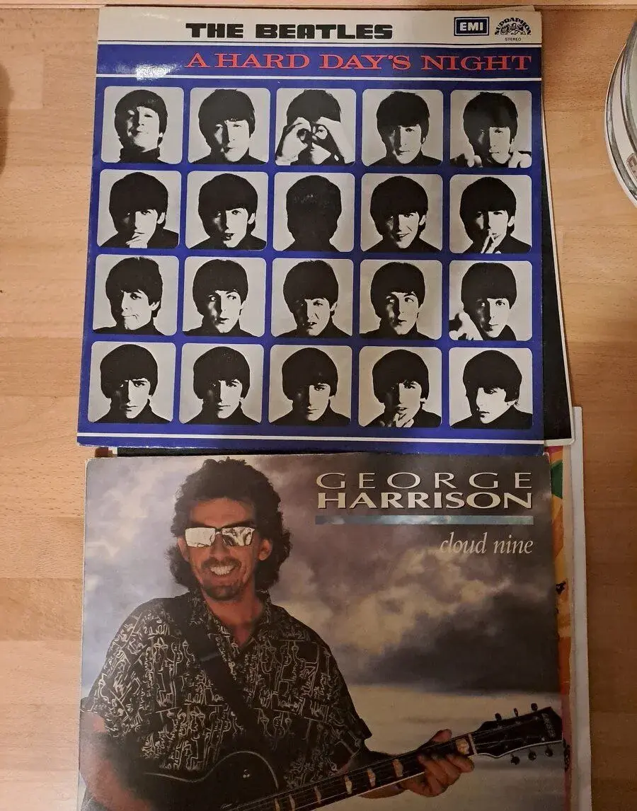 8x vinyl - Beatles, Lennon, McCartney, Harrison