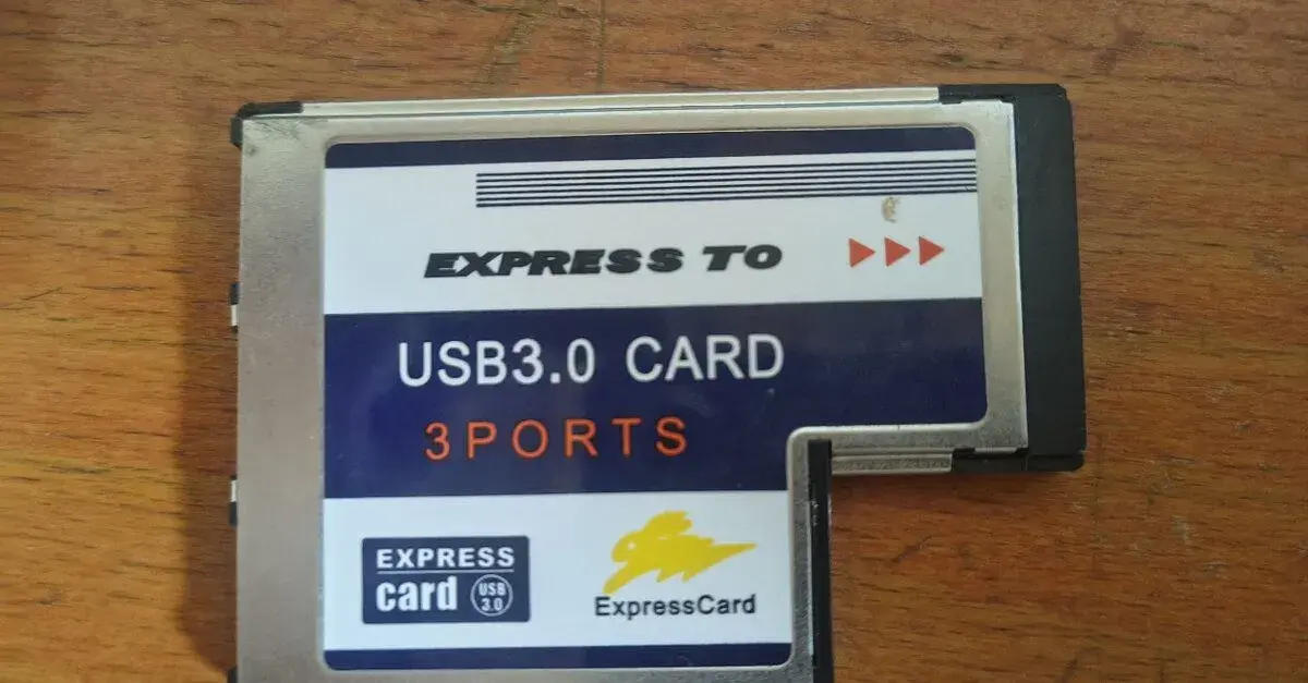 Expresscard adaptér na 3x USB 3.0