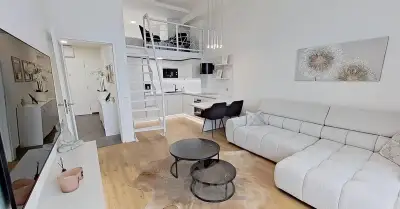 Pronájem bytu 2+kk, 62,9 m² + spací patro, balkon,