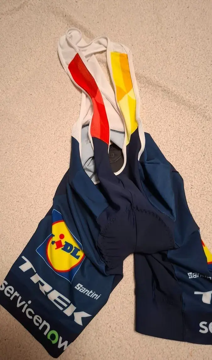 Santini Kraťasy Lidl-Trek 2026 Fan Line modrý
