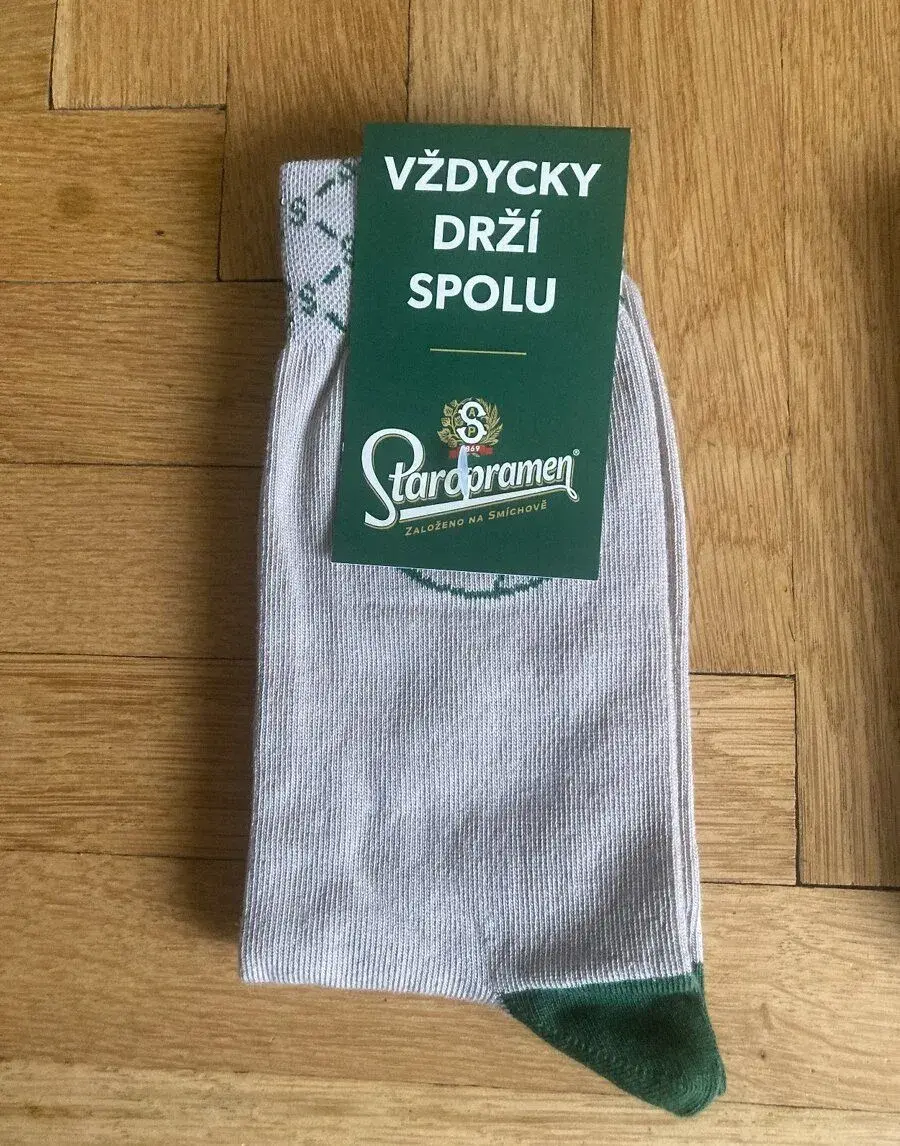 Dárkové pivní ponožky Staropramen