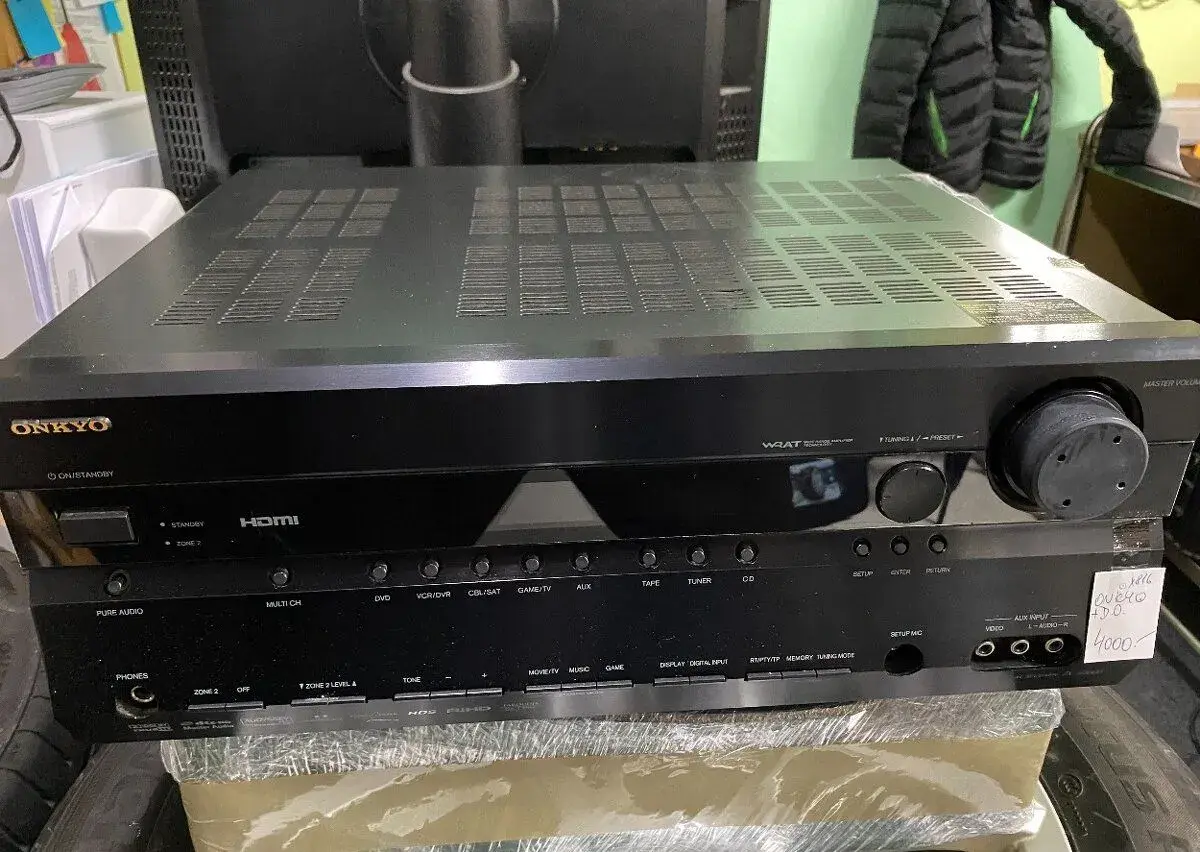 7.1 AV RECEIVER ONKYO TX-SR606 HDMI + UNIV.DÁLK. OVLÁDÁ