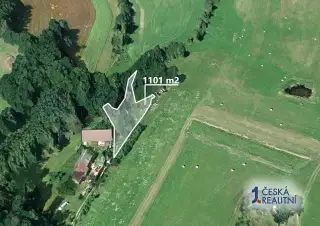 Zahrada 1 101 m², Podíl 50 % o výměře 551 m²