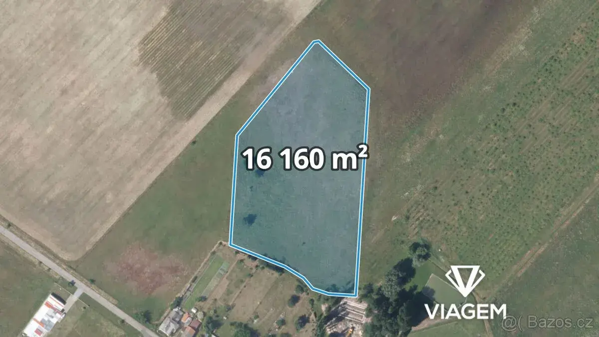 Pole 16 160 m², Podíl 50 % o výměře 8 080 m²
