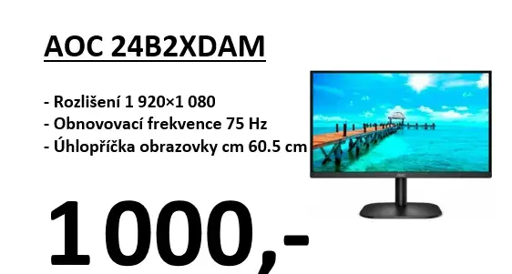 AOC 24B2XDAM monitor 24"