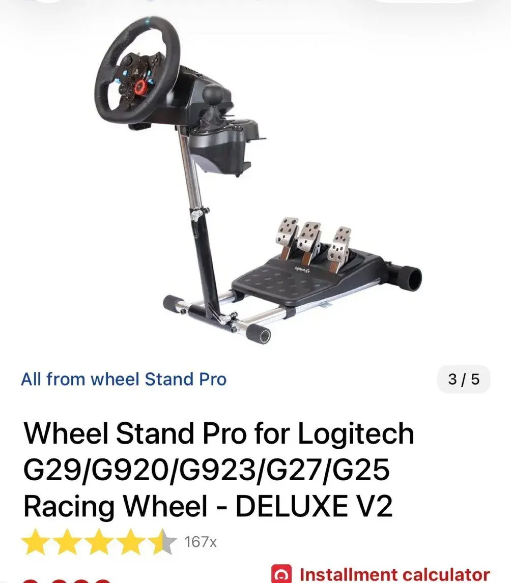 Wheel Stand Pro Logitech G29/G920/G923/G27/G25 Racing Wheel