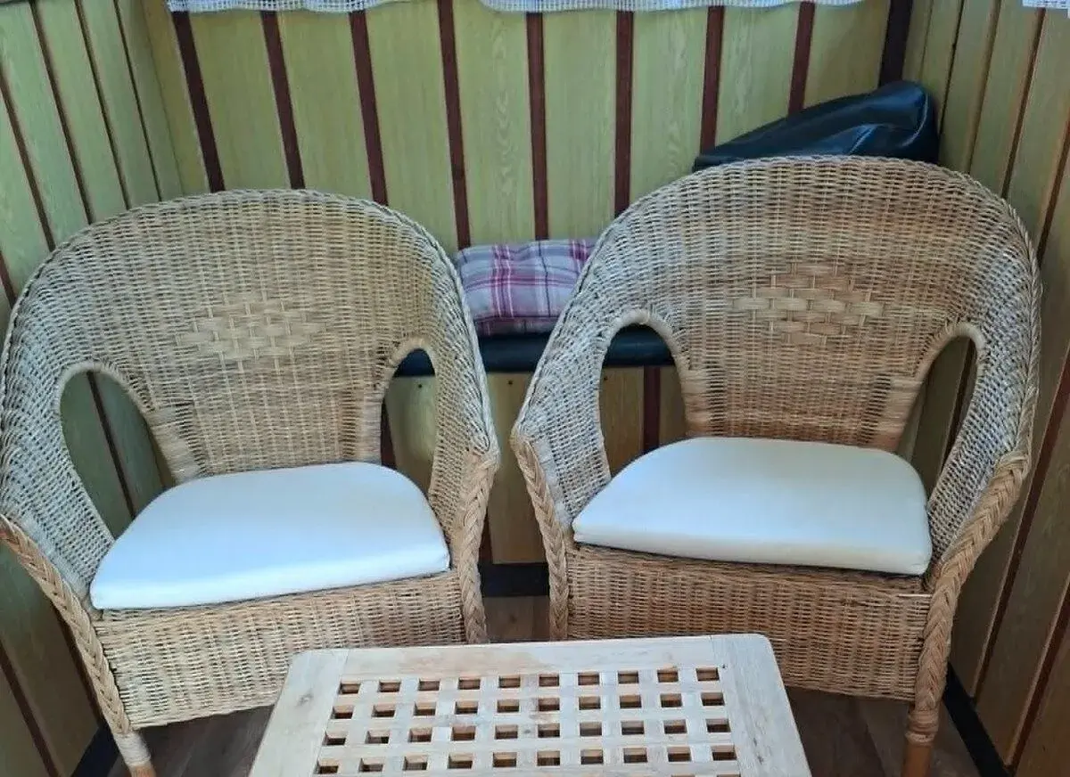 Ratanová křesla AGEN s čalouněním