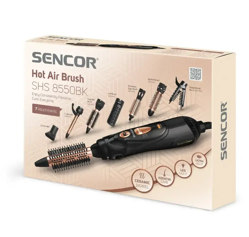 kulmofén, kulma SENCOR SHS 8550BK