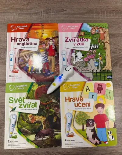 Albi Kouzelné čtení 4x knížka + elektronická tužka
