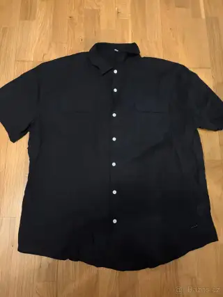 Pánská volnočasová košile 3XL a 4XL , letní ,dva kusy,text