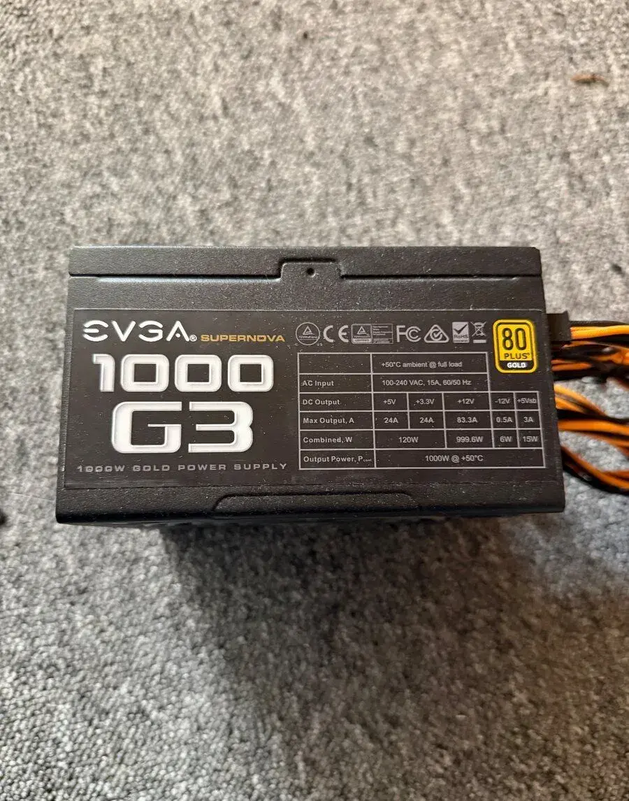 EVGA SUPERNOVA 1000 G3 1000W 80 PLUS GOLD