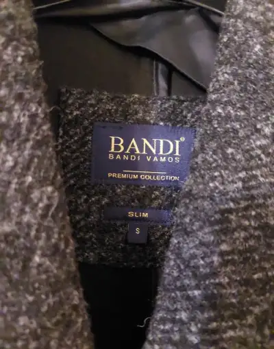 Pánský Vlněný kabát BANDI velikost S - SLIM